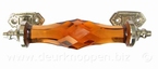 Hand- Schubladen Griff Glas Orange